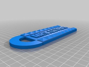 letras keychain keychains 3d print model - Mito3D