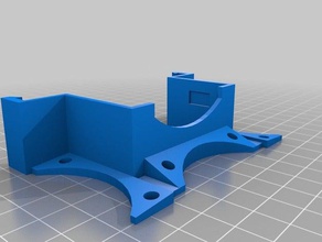 triplo único montagem de ventilador printrbot jr versão 2 3 d a impressora acessórios 3d print model - Mito3D