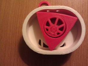 detalhada do modelo motor wankel mecânico brinquedos rotary 3d print model - Mito3D