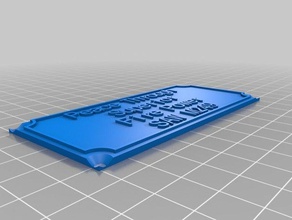 pace m249 i segni loghi personalizzato 3d print model - Mito3D