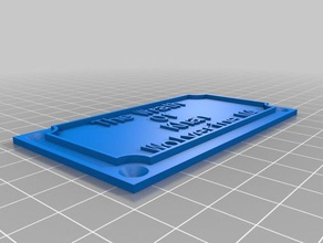 khan m4 i segni loghi personalizzato 3d print model - Mito3D