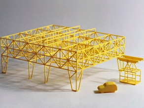 workshop de atualização estrutura edifícios estruturas 3d print model - Mito3D