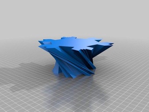 snowflake stand 3d printing 3d print model - Mito3D