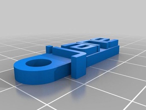 jane organização personalizado 3d print model - Mito3D