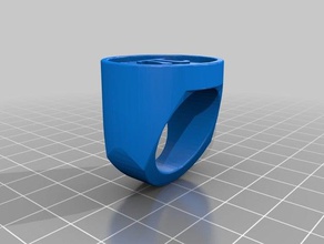 pi ring rings math symbol 3d print model - Mito3D