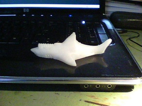 shark fricken laser den Kopf Tiere 3d print model - Mito3D