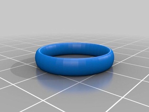 tamanho 875 banda de casamento anéis personalizado 3d print model - Mito3D