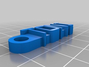 toni organización personalizado 3d print model - Mito3D