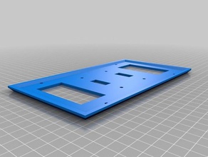 russ wall plate Haushalt angepasst 3d print model - Mito3D