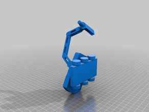 miniatura de escavadeira construção brinquedos secretária brinquedo digger 3d print model - Mito3D