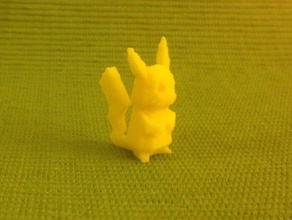 tail-strengthened pikachu toys games 3d print model - Mito3D