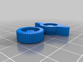 thumb head cap screws parts 3d print model - Mito3D