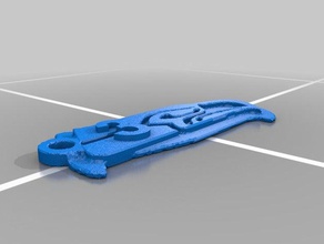 seahawks 3 keychain remix stronger loop fashion 3d print model - Mito3D