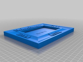 davids Rahmen Dekor angepasst 3d print model - Mito3D
