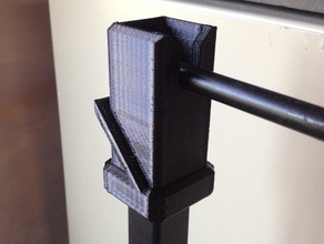 rigidbot spool rack quick change adapter 3d printer accessories filament holder mount stand 3d print model - Mito3D