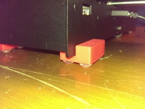 printrbot simple metal feet 3d printer parts quiet 3d print model - Mito3D