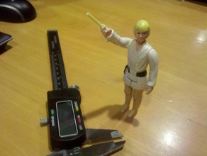 replacement lightsaber luke skywalker toys games action figure jedi star wars force 3d print model - Mito3D
