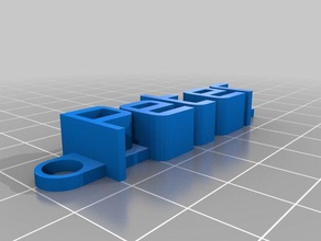 peter Anahtarlık organizasyon özelleştirilmiş 3d print model - Mito3D