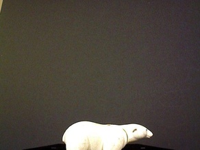 polar bear art makerbotdigitizer scan 3d print model - Mito3D
