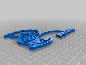 bimbo che fa pip&igrave ıı diğer ciondolo anahtar halkası kolye portachiavi 3d print model - Mito3D