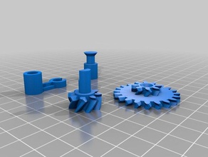 cogs mechanical toys customized 3d print model - Mito3D