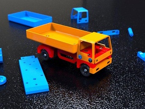 truck v1 mechanisch ist - Spielzeug iran Modell 3d print model - Mito3D