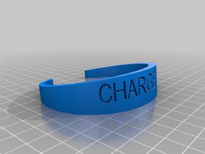 chargerswomens large bracelets customized 3d print model - Mito3D