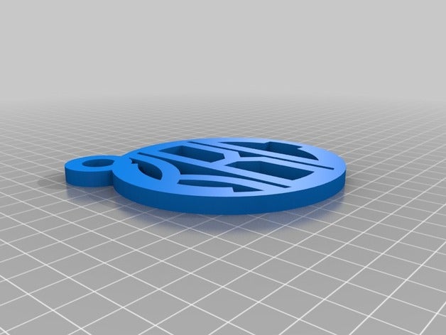 kbc key chain Schmuck angepasst 3D print model - Mito3D