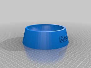 customized dog bowl pets 3d print model - Mito3D