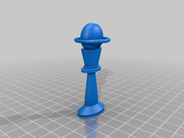 chess piece 3D print model - Mito3D