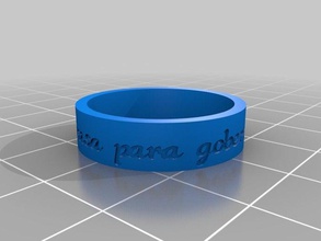 una prusa para gobernalos todos anello anelli personalizzato 3d print model - Mito3D