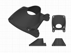supplémentaires de conduits ventilation ultimaker 3d l'imprimante accessoires 3d print model - Mito3D
