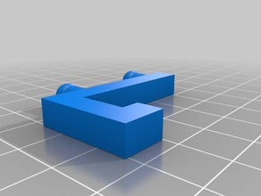 hook 6mm peg board organization customized 3d print model - Mito3D