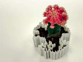 dendritas les conteneurs art dendrites pot de fleurs fractal salon-cuisine mathématiques trede 3d print model - Mito3D