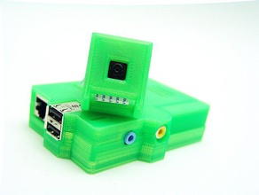 pikase raspberry pi case orbit camera gpio cap more electronics handycam 3d print model - Mito3D
