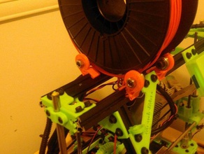 clip porta bobina mendelmax 3d la stampante parti 3d print model - Mito3D