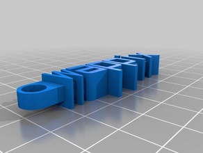 my wap keychain organization customized 3d print model - Mito3D