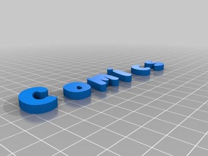 segno cloud i segni loghi personalizzato 3d print model - Mito3D