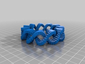 mon personnalisés cubiste tore les mathématiques l'art 3d print model - Mito3D