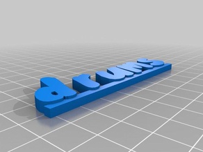 signo de la nube batería signos logotipos personalizado 3d print model - Mito3D