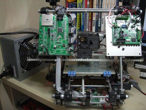 huxley 12v dc-Getriebemotor-extruder andere 3d geared extruder reprap 3d print model - Mito3D