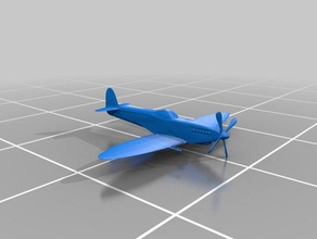 spitfire tasarımım diy 3d print model - Mito3D
