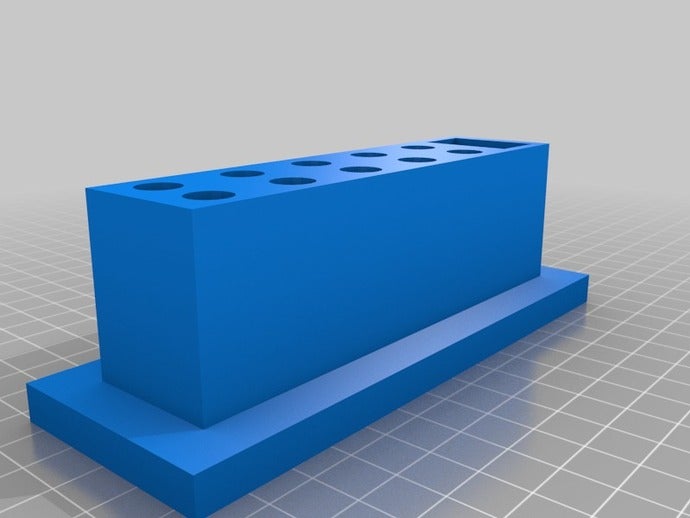 desktop pencil holder office 3D print model - Mito3D