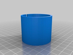 il mio personalizzato owens bowden morsetto di serraggio cono miglioramento parametrico anelli interni 3d la stampante estrusori 3d print model - Mito3D