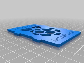astroprint printbot raspberrypi case top electronics customized 3d print model - Mito3D