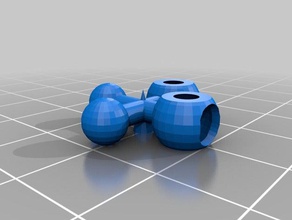 deney 3b rafine spheremesh örgü mühendislik chainmail kumaş flex 3d print model - Mito3D