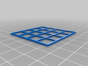 grid half pets customized 3d print model - Mito3D