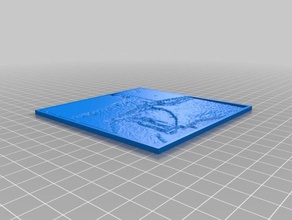 paresseux 2d art personnalisé 3d print model - Mito3D