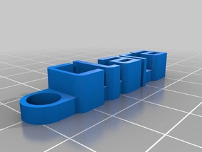 clara keychain organization customized 3d print model - Mito3D