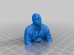 3d selbst Skulpturen 3d print model - Mito3D